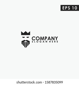 King Logo Design Vector Template. Modern Design. Vector Illustration