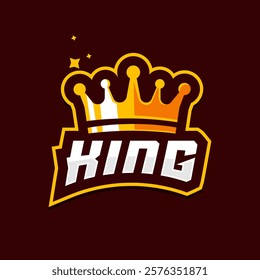 King Logo with Gold Crown