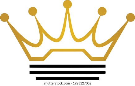 King logo initial logo design