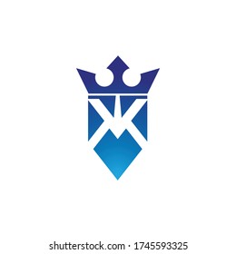 king logo, royal icon, crown luxury concept symbol, premium kingdom logo