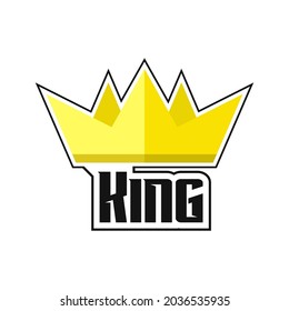 King logo vector art and graphics