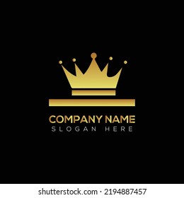 Plantilla de ilustración del vector del logotipo Rey