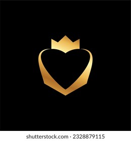 King of love vector logo