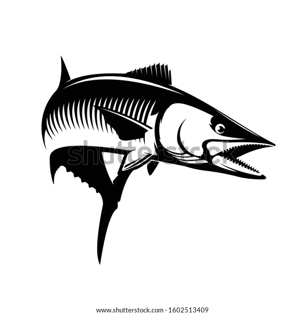 King Mackerel Logo Template Unique Mackerel Stock Vector Royalty Free 1602513409