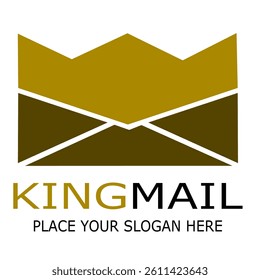king mail vector illustration of envelope