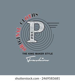 THE KING MAKER STYLE - Modern and Stylish Typography Design, Vector Print T-Shirt, Graphic Vector Design, Urban Style, Street Wear Fashion Illustration, 