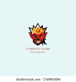 
logotipo del vector abstracto del hombre rey