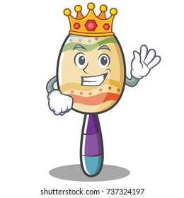 King maracas character cartoon style