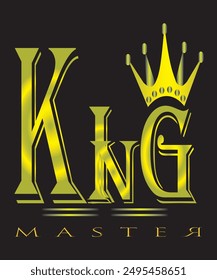 Diseño de camiseta completa de calidad King master.