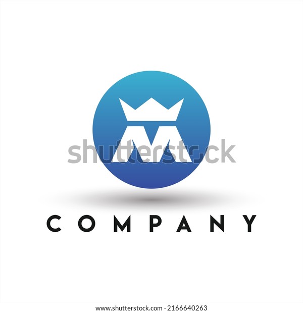King Media Logo. M Letter\
Logo