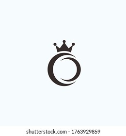 king moon logo. moon icon