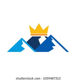 King Mountain Logo Icon Design