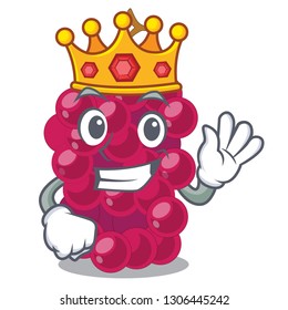 King mulbery fruit isolated with the cartoons