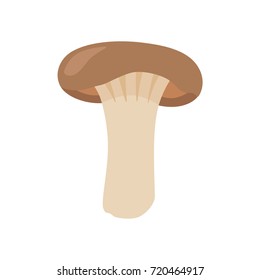 King mushroom vector icon