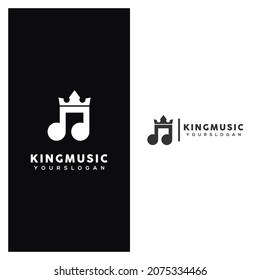 king music logo design vector