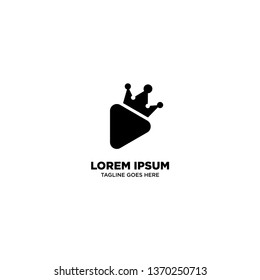 King Music logo template, vector illustration - Vector
