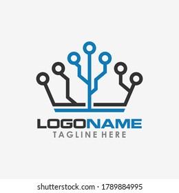 king network logo creative concept