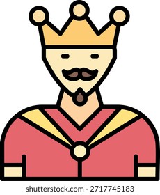King New Creative Icon Design Vektor