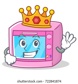 King oven microwave character cartoon