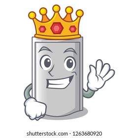 King packaging for crackers isolation cartoon product