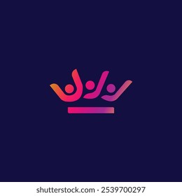 King paint vector logo template design