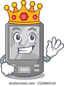 King personal digital toy assistant character shape