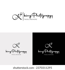 king photography signature logo design