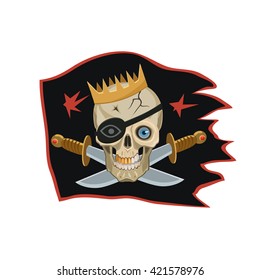 The king of the pirates black flag  