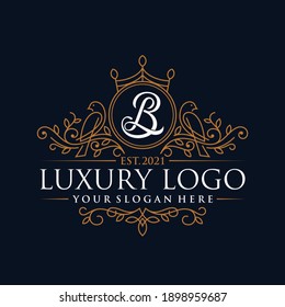 King Place Luxury Crest Royal Logo Template