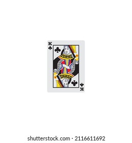 King Playing Card icon vector illustration design