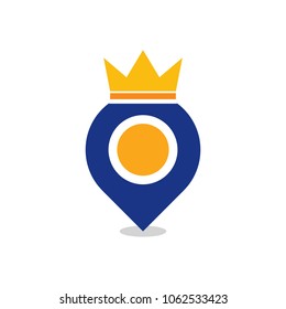 King Position Logo Icon Design