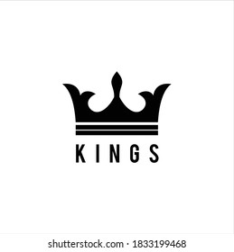 King Prince Crown Royal Beauty Luxury Elegant Logo Design