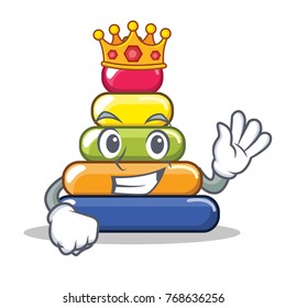 King pyramid ring character cartoon