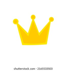 king and queen crown icon simple illustration. logo ideas