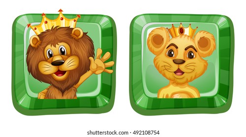 King and queen of the jungle