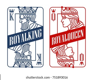 King And Queen Playing Card