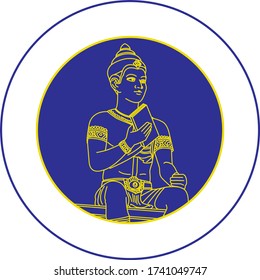 King Ramkhamhaeng the Great Icon.