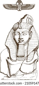 Rey Ramsés II, Rey de los Antiguos Egipcios y uno de los líderes del Antiguo Egipto