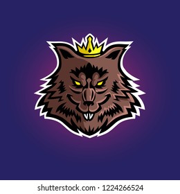 king rat esport gaming logo