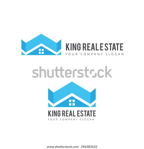 King Real Estate Vector Logo Template Stock Vector (Royalty Free) 296583632 Shutterstock