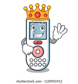 King remote control mascot cartoon