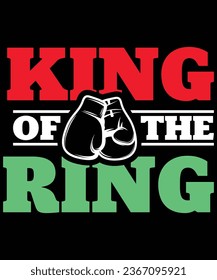 King of the ring t shirt design