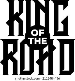 King of the road logo