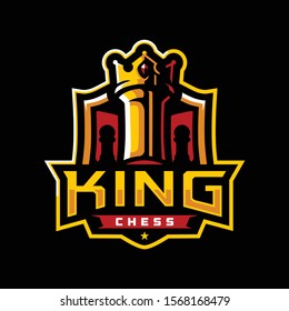 King, Rook Chess Logo Design