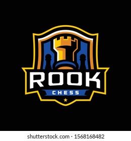 King, Rook Chess Logo Design