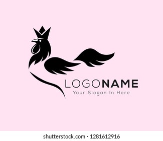 King rooster logo design inspiration