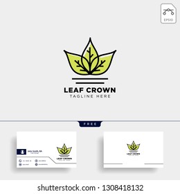 king or royal agriculture logo template vector illustration