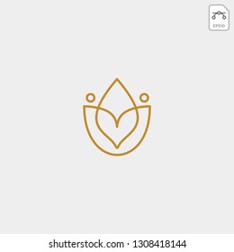 king or royal agriculture logo template vector illustration