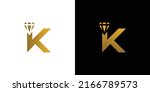 King Ruby logo design with initial K is modern and luxurious