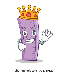 King ruler character cartoon design